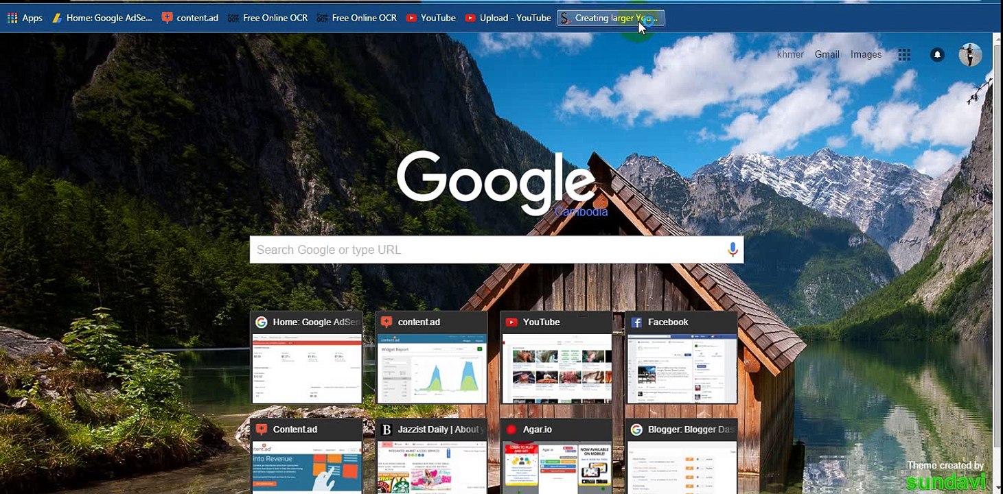 Creating larger YouTube thumbnails for Facebook
