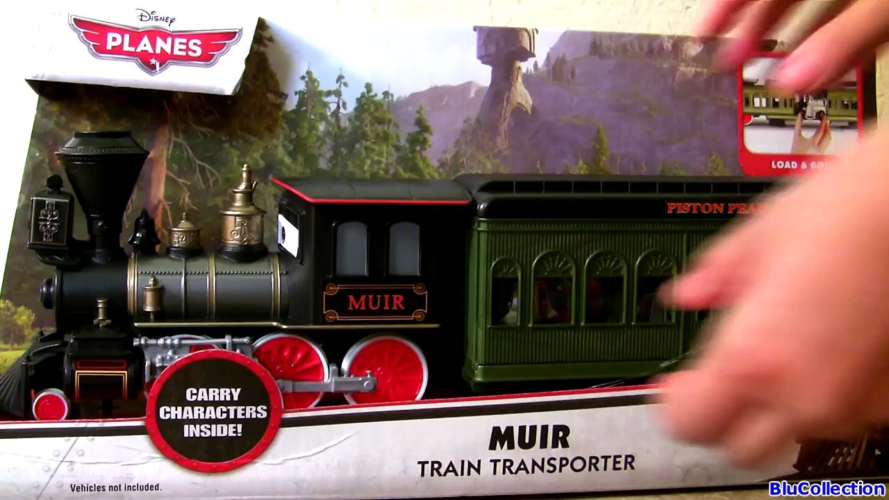 Muir Train Transporter Disney Planes2 Fire & Rescue & Pixar Cars Lightning McQueen