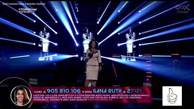 CANCION FINAL Ruth Lorenzo imita Jennifer Hudson Tu cara me suena 2016