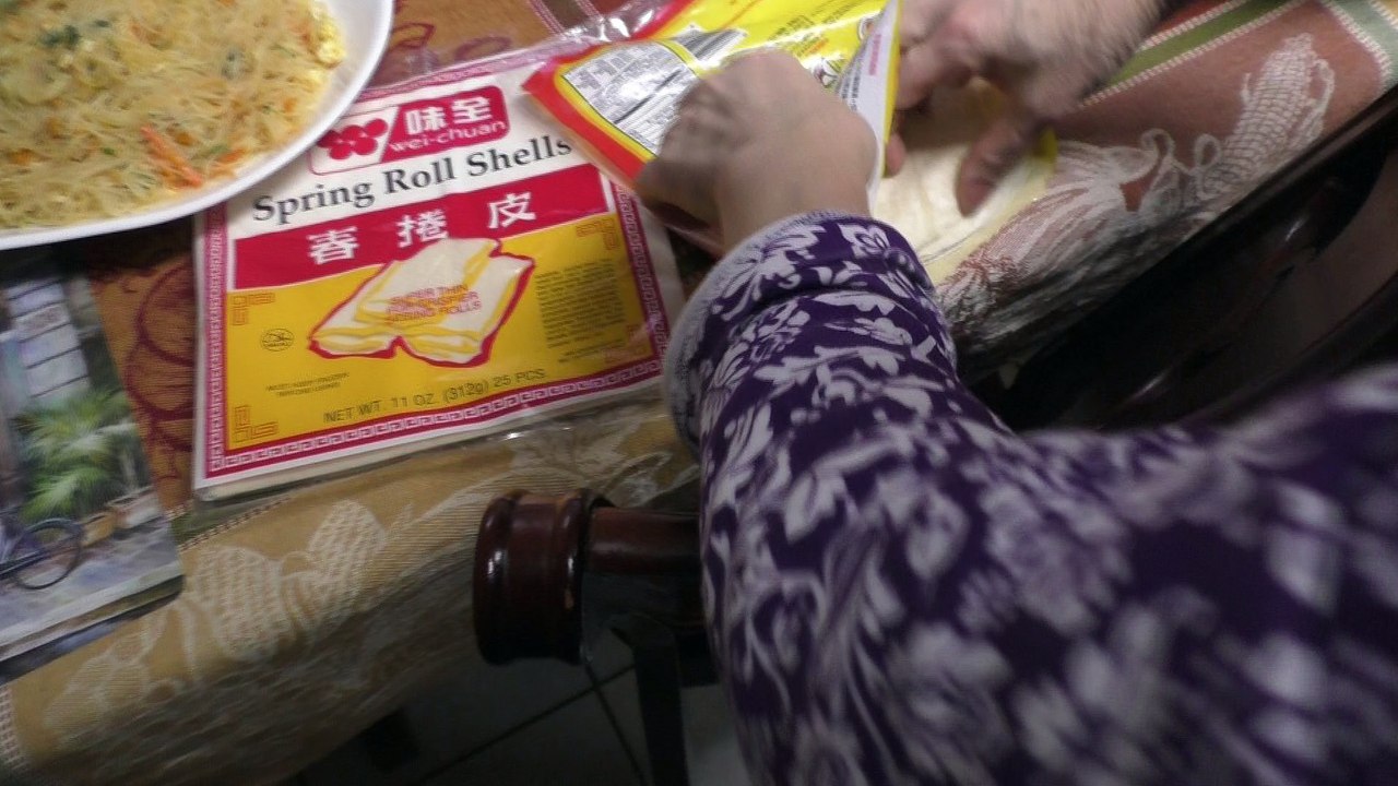1386 Spring roll veg home food 木須春捲