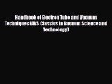 PDF Handbook of Electron Tube and Vacuum Techniques (AVS Classics in Vacuum Science and Technology)