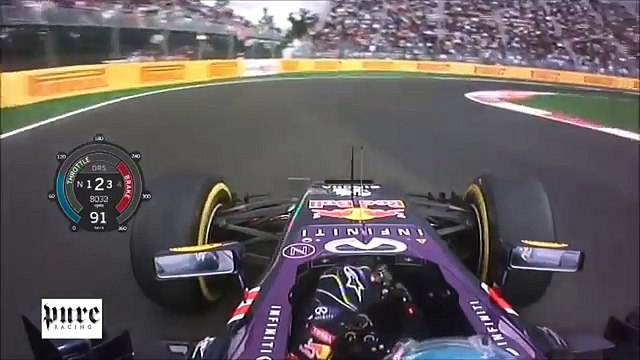 F1 2015 Daniel Ricciardo Onboard Mexico GP 2015 #22
