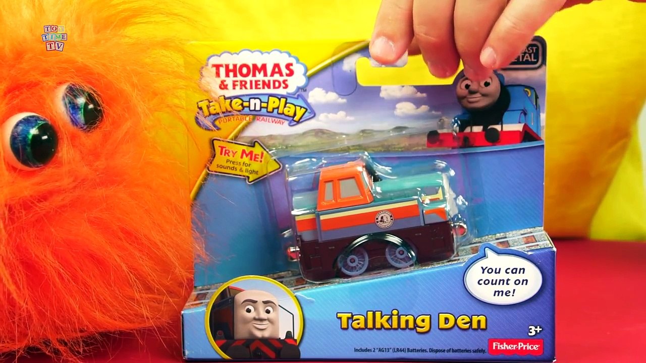 Talking Den From Thomas and Friends Take n Play Toy Review Fisher Price