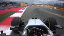 F1 Nico Hulkenberg onboard lap Sochi 2015 #10