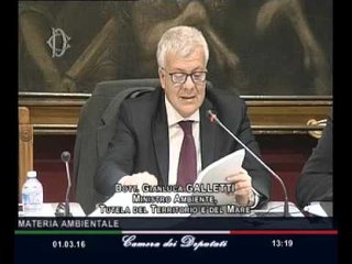 Descargar video: Roma - Audizione Ministro Galletti (01.03.16)