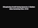 [PDF] [(Regulating Credit Rating Agencies )] [Author: Aline Darbellay] [Nov-2013] Read Full