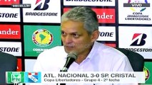 Reinaldo Rueda habló tras el 3-0 de Nacional a Sporting Cristal · Copa Libertadores 2016 (grupo 4, fecha 2)