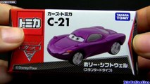 Tomica Finn Mcmissile CARS 2 Holley Shiftwell Diecast Disney Takara Tomy Toys review Blucollection