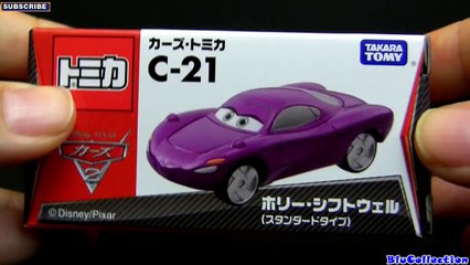 Tomica Finn Mcmissile CARS 2 Holley Shiftwell Diecast Disney Takara Tomy Toys review Blucollection