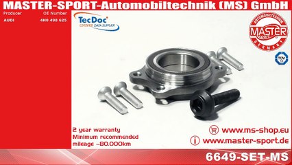 6649 SET MS Wheel Bearing Kit