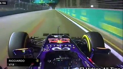 F1 2015 Daniel Ricciardo Onboard lap Singapore 2015 #18