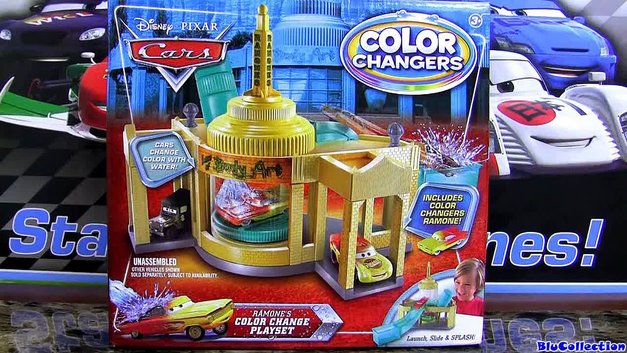 Ramones Color Changers Playset CARS House of Body Art Water Toys Using ...