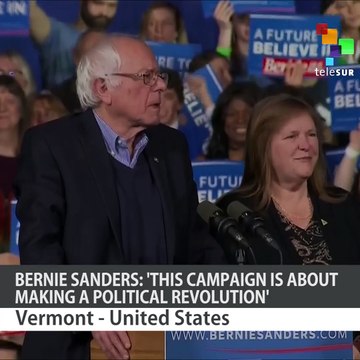 Bernie Sanders: 'This Campaign Is About Making a Political Revolution'