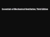 Download Essentials of Mechanical Ventilation Third Edition PDF Free