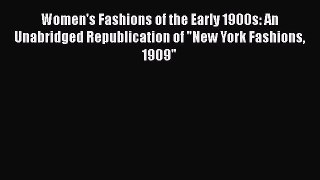 [PDF] Women's Fashions of the Early 1900s: An Unabridged Republication of New York Fashions