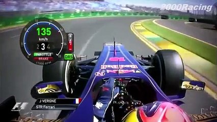 F1 2013 Vergne Melbourne Onboard lap #9