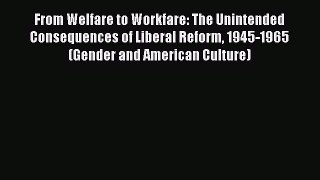 Read From Welfare to Workfare: The Unintended Consequences of Liberal Reform 1945-1965 (Gender