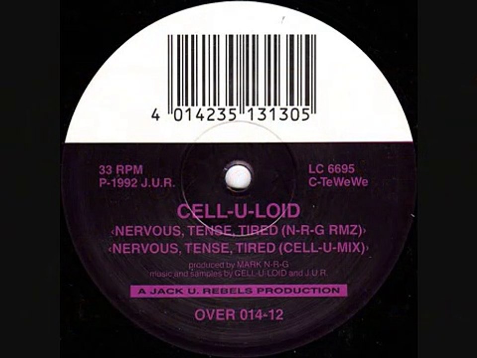 CELL-U-LOID - NERVOUS, TENSE, TIRED (CELL-U-MIX) 1992