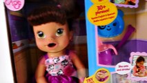 Baby Alive My Baby All Gone Speaks Spanish & English! Eating Drinking Potty Time Baby Doll