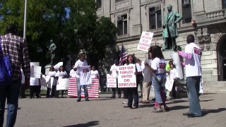 Solidarity Action against the Alabama Law HB 56 in Paterson 10/8/11 : Education Not Deportation!