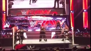 Team Roman Reigns Vs Team Kewin Owens (Raw Went Off Air)