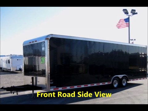 28 Enclosed Car or Motorcycle Trailer
