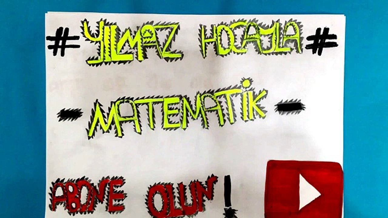 2016 Ygs Meb Deneme 3 - Çözmeden Sınava Girmeyin- 1.Soru Çözümü