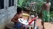 Amzing talent from 10 year old indian boy playing drums without instrument