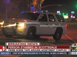 Person stabbed at Scottsdale apartment complex