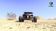 All Electric Off Road Race Car - Electric Vehicle Sounds - Silent Offroad Racing EV West Baja Bug