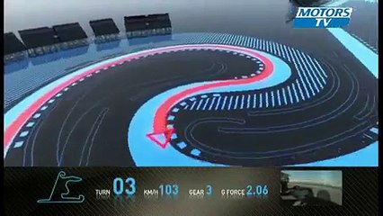 F1 Webber explains the Shanghai track China GP