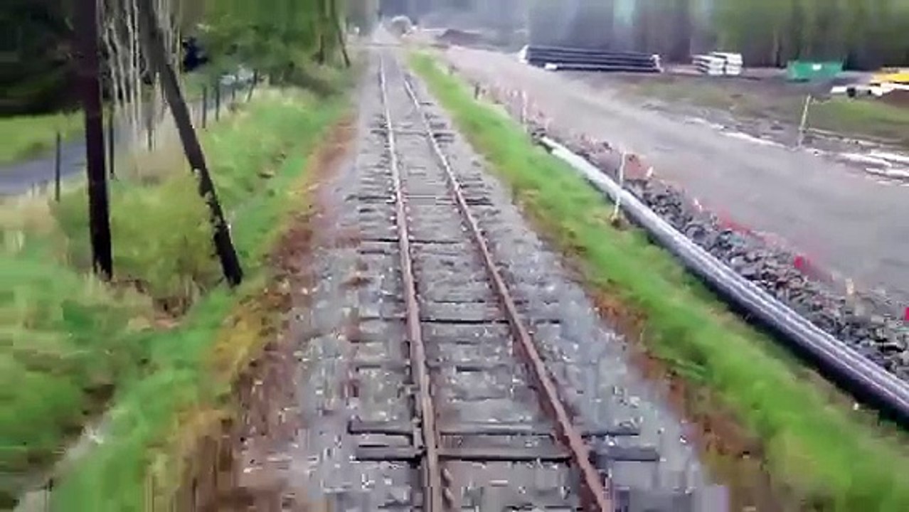 På ångtåg från funboån till bärby station