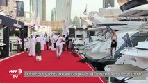 Dubaï: des yachts luxueux exposés à l'
