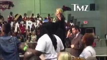 Hillary Clinton -- Saved by Usher from Black Lives Protest