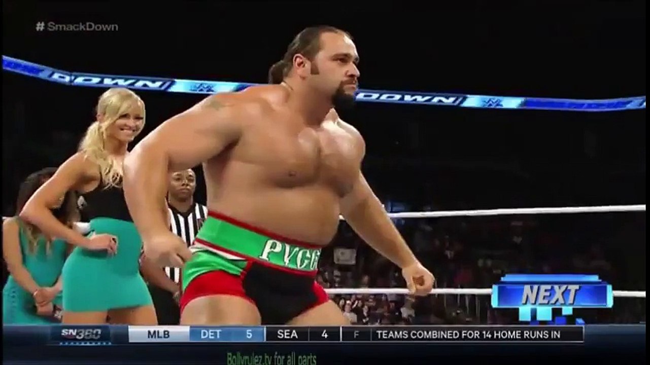 Rusev Vs Fandango Smackdown 9 July 2015