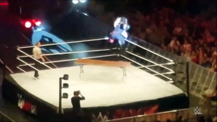 Seth Rollins Injured Dublin Live Event Against Kane 2015