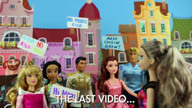 Anna Saves Elsa & Kisses Evil Cousin Asle Goodbye from Arendelle with Kristoff. DisneyToysFan