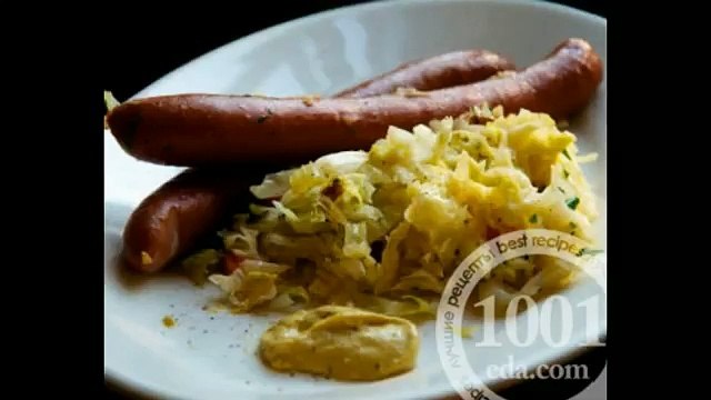 Тушеная капуста в вине