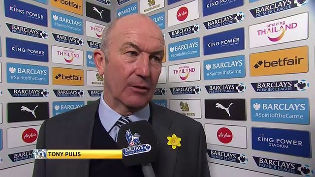 West Brom manager Tony Pulis(Leicester City 2-2 West Bromwich Albion )