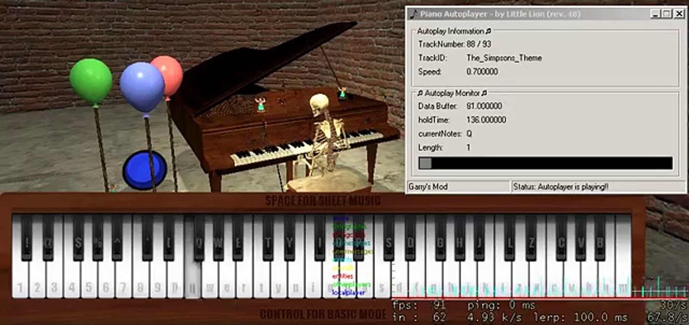 Virtual Piano The Simpsons Theme Dailymotion Video - virtual piano sheets roblox minecraft
