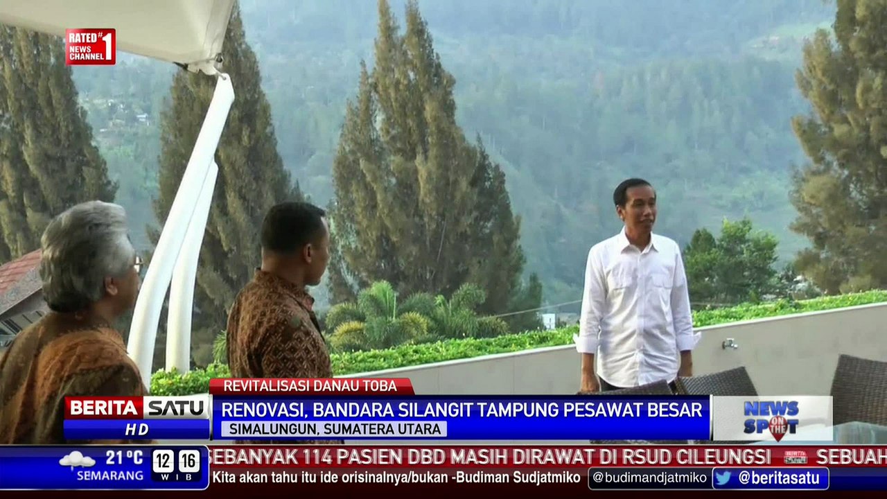 Presiden Pantau Langsung Revitalisasi Danau Toba