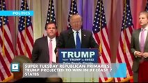 Super Tuesday Republican primaries: Trump projected to win in at least 7 states