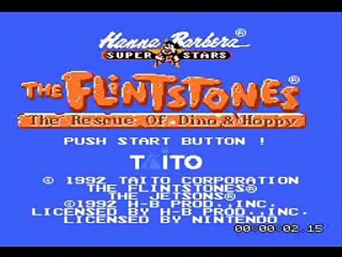 The Flintstones (NES) Complete Walkthrough (Part 1)