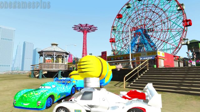 Disney PIXAR cars Shu Todoroki Carla Veloso and Minions Childrens Songs