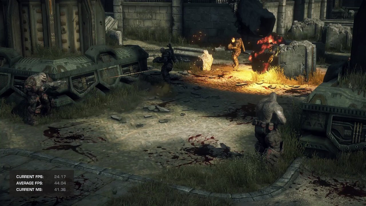 AMD Radeon Nano running Gears of War: Ultimate Edition PC benchmark