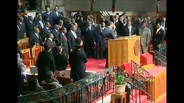 Bishop Charles Blake Preaching Hard for Bishop C. H. Mason Celebration