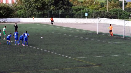 Grande penalidade convertida por Francisco Alves