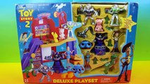 Toy Story 2 Deluxe Playset Buzz Lightyear, Woody, Rex, Zurg, Barbie Just4fun290