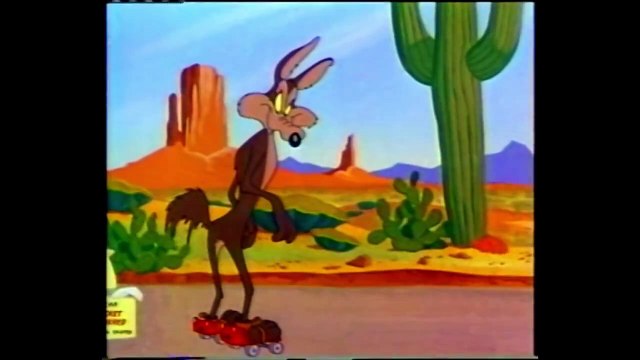 BEEP BEEP. BLOOP BLEEP. Switched On Road Runner and Coyote Cartoon