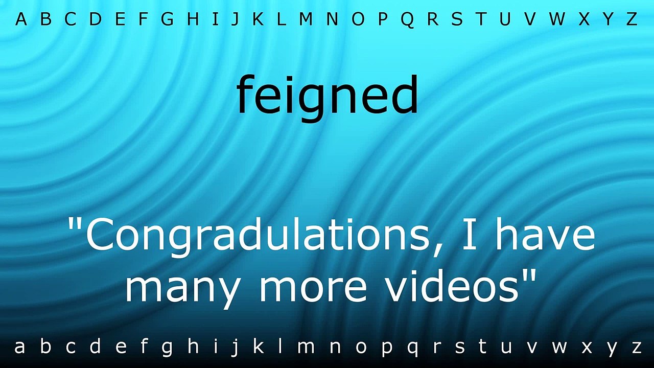 How to say 'feigned' with Zira.mp4